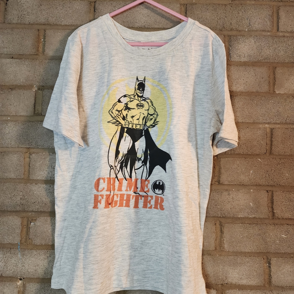 Nwot Batman Crime Fighter Kids T-Shirt - Gray